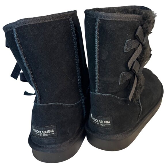 Koolaburra by UGG Victoria Short Boots Black Size 4 – New - Picture 5 of 11